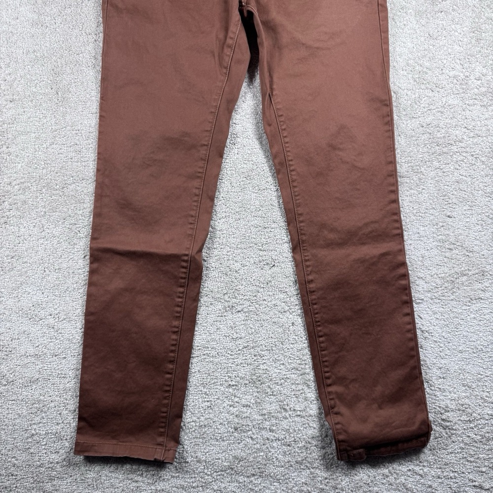 Levi Strauss & Co. Mens Chino‎ Pants Straight Leg Pockets Size 30x32 Burgandy - Picture 3 of 10